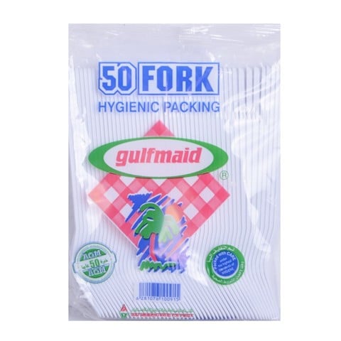 Gulfmaid Plastic Fork 50 Pieces