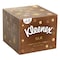 Kleenex Silk Cube Facial Tissue, 3 PLY, 1 Tissue Box x 50 Sheets, 100% Cotton Soft Tissue Paper for Gentle Care