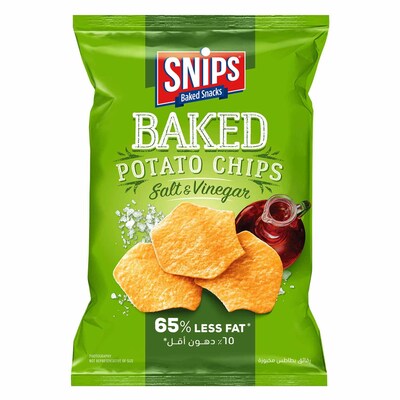 Lebanese Snips Baked Chips Five Flavors Less Fat Salty Snacks 34g