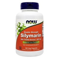 Now Double Strength Silymarin 300mg Dietary Supplement Vegetarian 100 Capsules