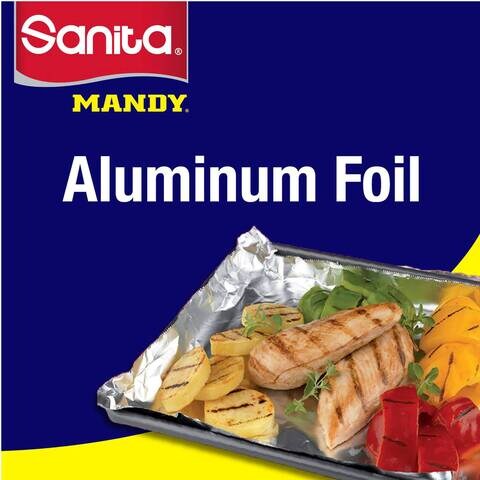 Sanita Mandy Eco-Pack Aluminium Foil Silver 450mm