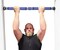 Sky Land Adjustable Doorway Gym Horizontal Bar Steel With Rubber Limiter And Screw, Home Workout Chin Pull Up Training Bar Em 1813, Chrome