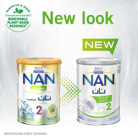 Buy Nestle NAN Comfort 2 Follow Up Formula 800g Online - Shop Baby Products  on Carrefour UAE