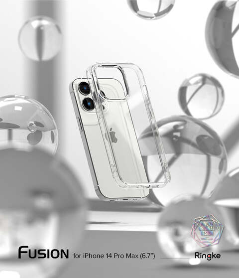Ringke - Apple iPhone 14 Pro Max Case Cover - Fusion Series - Matte Smoke Black