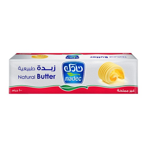 Buy Nadec Butter Unsalted 100g in Saudi Arabia