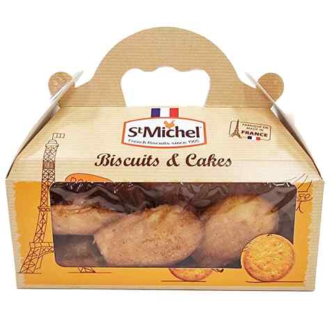 St Michel Biscuits Mini Cr&egrave;me Brulee Madeleines 12-Piece Box