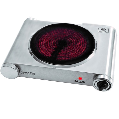 Palson Electric Single Hot Plate 1250W 30990 Silver