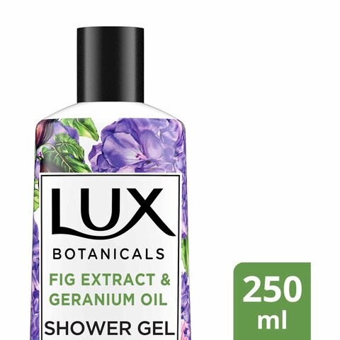 Lux Botanicals Skin Renewal Fig Extract And Geranium Oil Shower Gel White 250ml