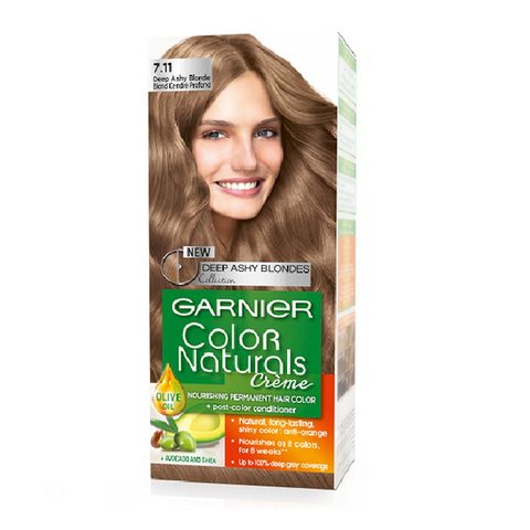 Buy Garnier color naturals creme 7.11 deep ashy blonde in Saudi Arabia