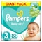 Pampers Aloe Vera Taped Diapers, Size 3, 6-10kg, Giant Pack, 88 Diapers &nbsp;