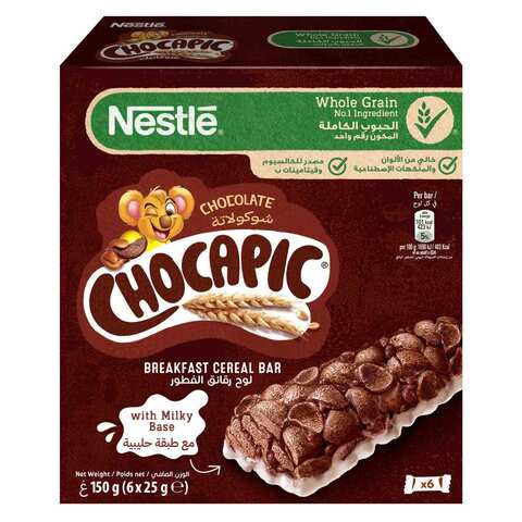 Nestle Chocapic Chocolate Cereal Bars 25g Pack of 6