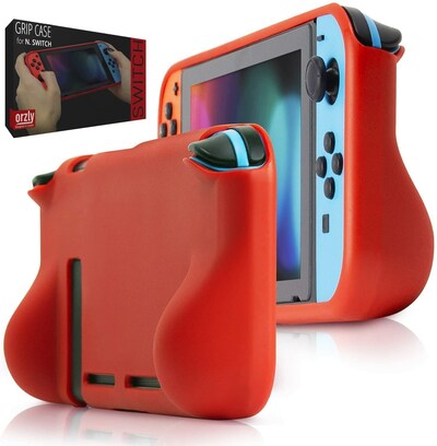 Orzly comfort grip case store for nintendo switch