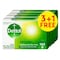 Dettol Original Anti-Bacterial Bathing Soap Bar for effective Germ Protection &amp; Personal Hygiene, Protects against 100 illness causing germs, Pine Fragrance, 165g X3 +1