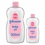 Buy Johnsons Baby Oil 500 ml + 200 ml Free in Kuwait