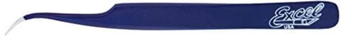 Buy Excel Slant Point Tweezers, Blue in UAE