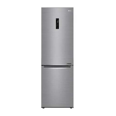 LG 459 Liter Bottom Freezer Refrigerator, Silver, GCB459NLHM, Inverter Linear Compressor (International Version)