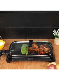 Geepas 1600W Electric Barbeque Grill 1600W Gbg63040 Black