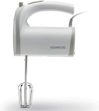 Kenwood Hand Mixer 300W, 5 Speeds plus turbo, Compact and Light Weight with Kneaders and Beaters - HMP20.000WH