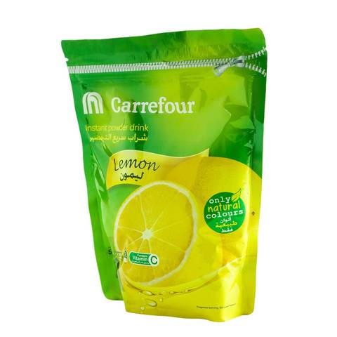 Carrefour Instant Powder Drink Lemon Flavor 500 Gram