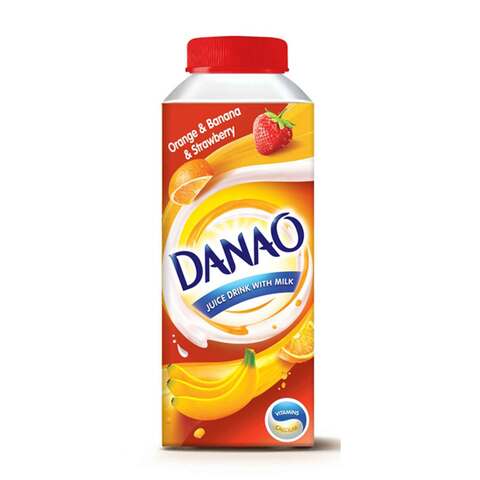 Danao Orange Banana &amp; Strawberry Juice Milk 180ml