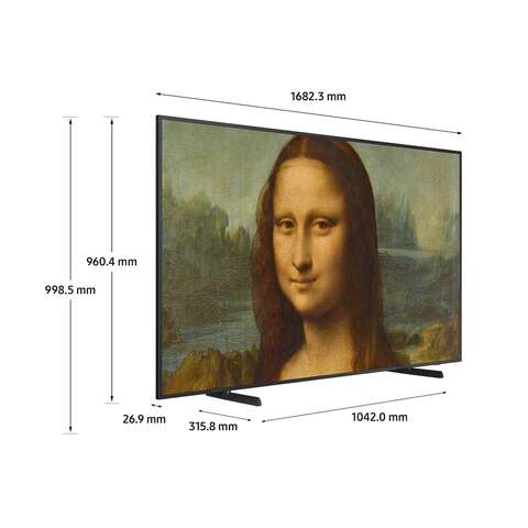 The Frame Tv Qa75ls03bauxtw Smart 4k