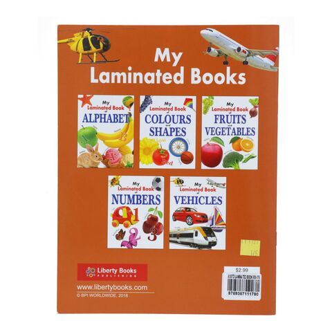 My Laminated Book Of Vehicles
