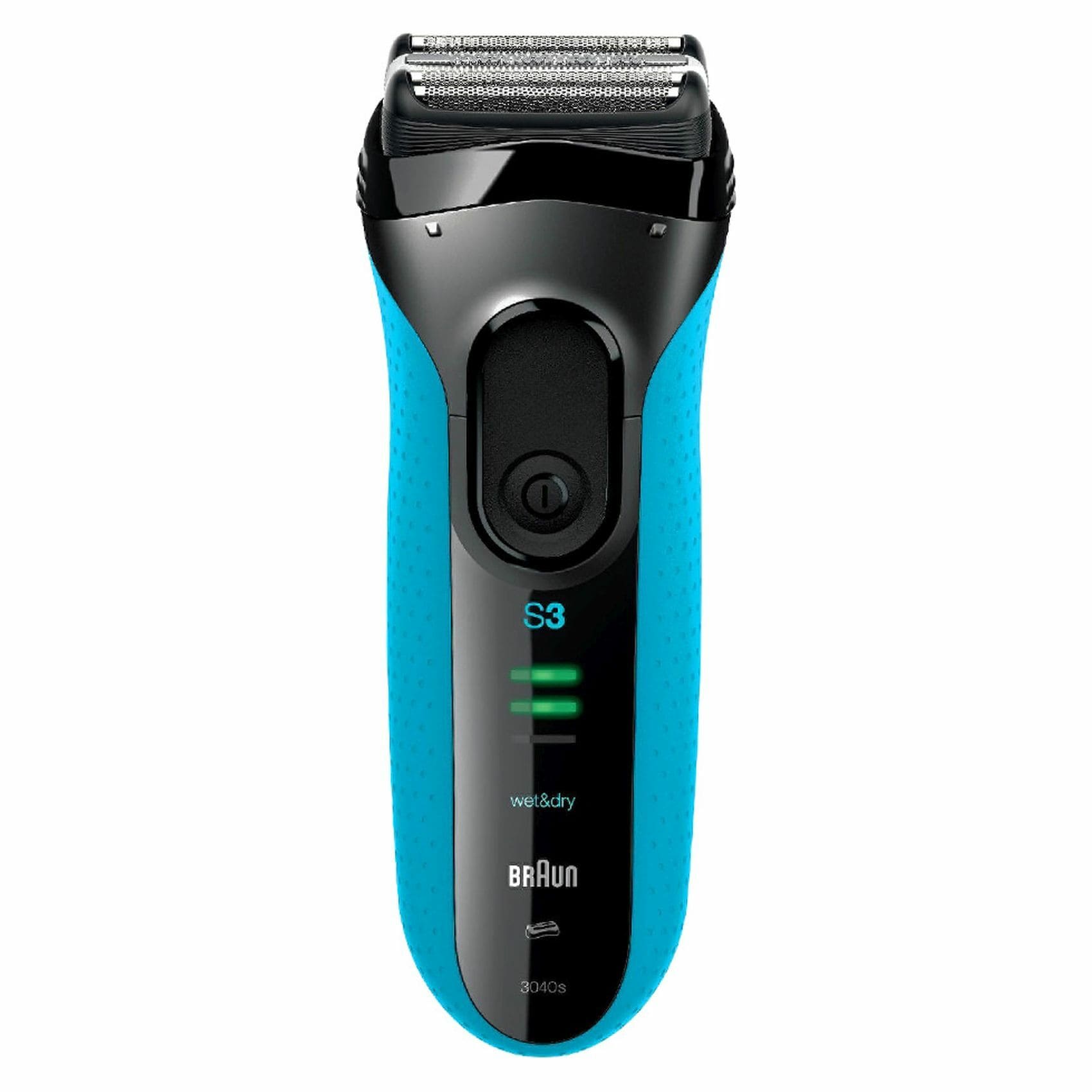 Buy Braun Series 3 Rechargeable Electric Shaver 3040 Black/Blue/Grey