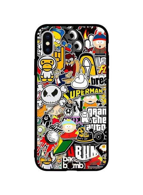 Theodor - Protective Case Cover For Apple iPhone XS Max Superhero Tags