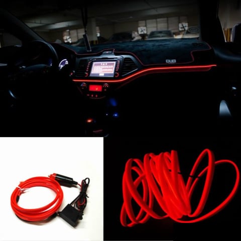 Buy Car LED Interior Strip Light,EL Wire Automotive Car Interior