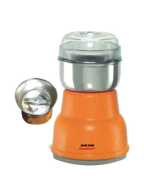 Home Master Stainless Steel Coffee Grinder 200 Watts HM-836 Orange