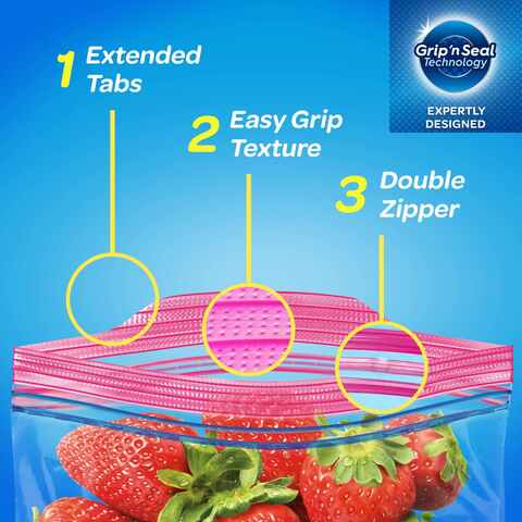 Buy Ziploc Seal Top Storage Quart 48 Bags Online Shop Cleaning