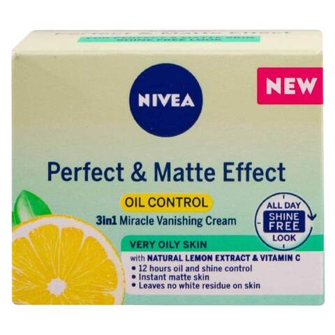 Perfect &amp; Matte Oil Control Vanishing Cream -Normal To Oily 50ml