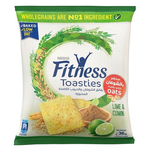 Nestle Fitness Toasties Lime And Cumin Oats 36g