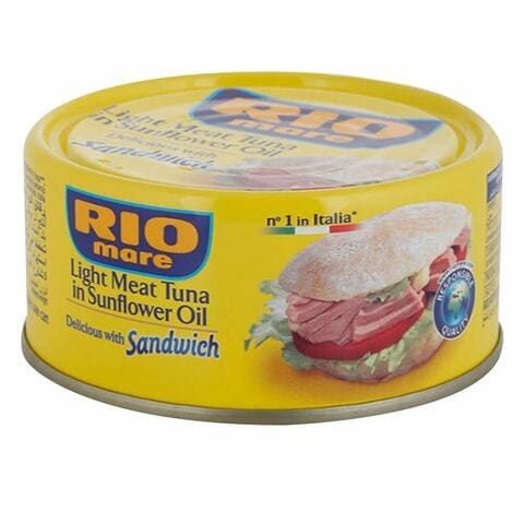 Rio Mare Light Meat Tuna In Sunflower Oil 160g Pack of 3