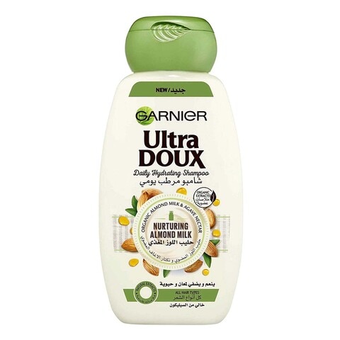 Garnier Ultra Dour Nurturing Almond Milk Daily Hydrating Shampoo White 200ml