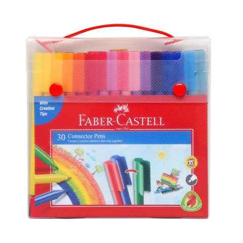 Faber-Castell 30 Connector Felt Pens