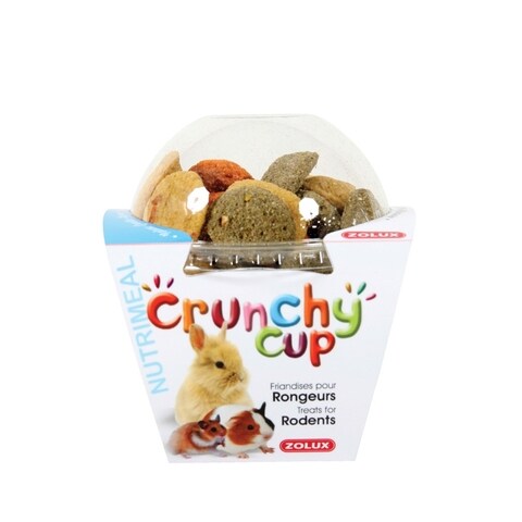 Buy Crunchy Cup Rodent Treats - Plain Carrot Lucerne in UAE