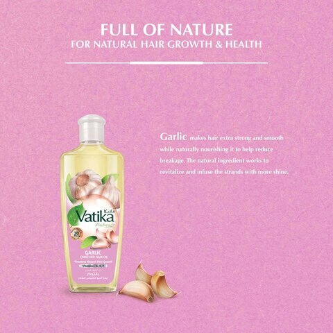 Vatika Naturals Garlic Enriched Hair Oil Repair &amp; Restore 300 ml