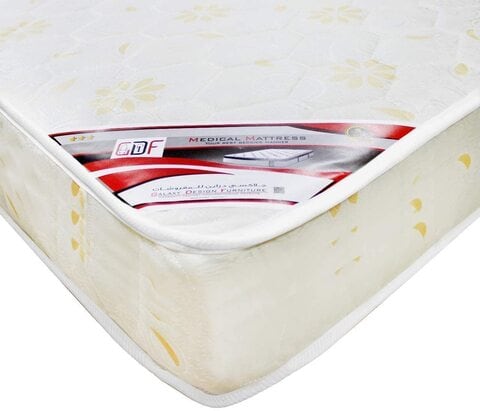Galaxy Design Medical Mattress - White Color - Single Size (L x W x H) 190 x 150 x 26 cm - 5 Year Full Warranty