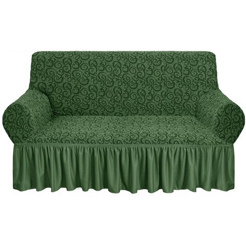 Green sofa deals 2 seater