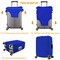 Doreen Luggage Case Cover Color Dustproof Suitcase Cover Conveniet Luggage Cover Trolley Case Cover Trolley Case Protective Bag for Daily Use Outside blue Size S(GC1740S)