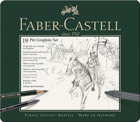 Faber-Castell 26Piece PITT Monichrome Charcoal Set