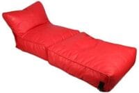 Deep Sleep Bean Bag Bed Chair Sofa Bed Leather Wallow Filp - Out Lounger Relaxing Bed Chair Relaxer Ideal For Hostels Hotel Hospitals (Red)