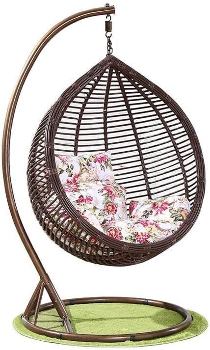 Rattan swing chair indoor hot sale