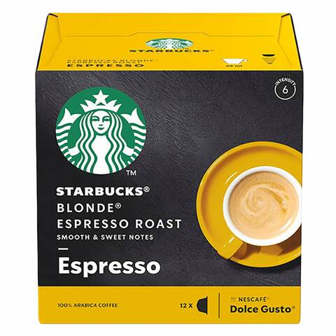 Starbucks Dolce Gusto Blonde Espresso Roast Coffee 66g