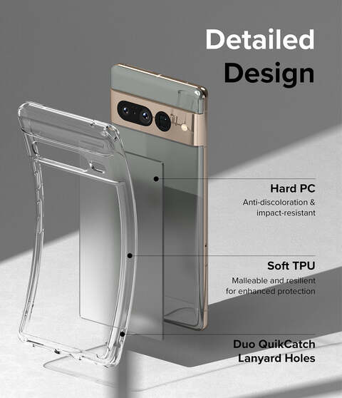 Ringke - Google Pixel 7 Pro Case Cover- Fusion Series- Matte Smoke Black