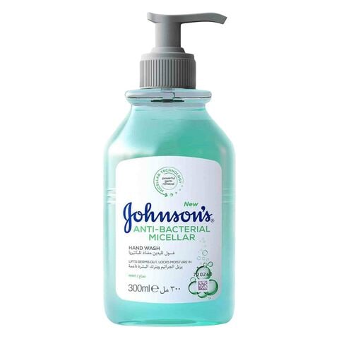 Buy Johnson  Anti-bacterial Micellar Hand Wash Mint 300ml in Kuwait