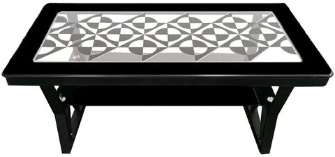 Rectangle black coffee deals table