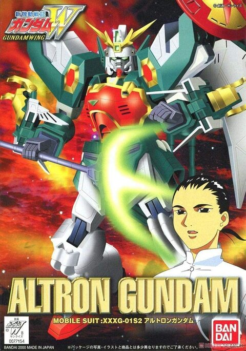 Bandai 1/144 Gundam Wing Wf #11 Altron Gundam With 1/35 Chang Wufei (Chinese Costume)