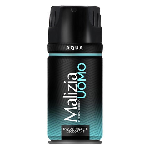 Buy Malizia Uomo Aqua Deodorant Spray For Men 150ml Online Shop